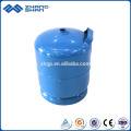 Tailles 3kg de cylindre de gaz de LPG de norme internationale avec la valve en laiton